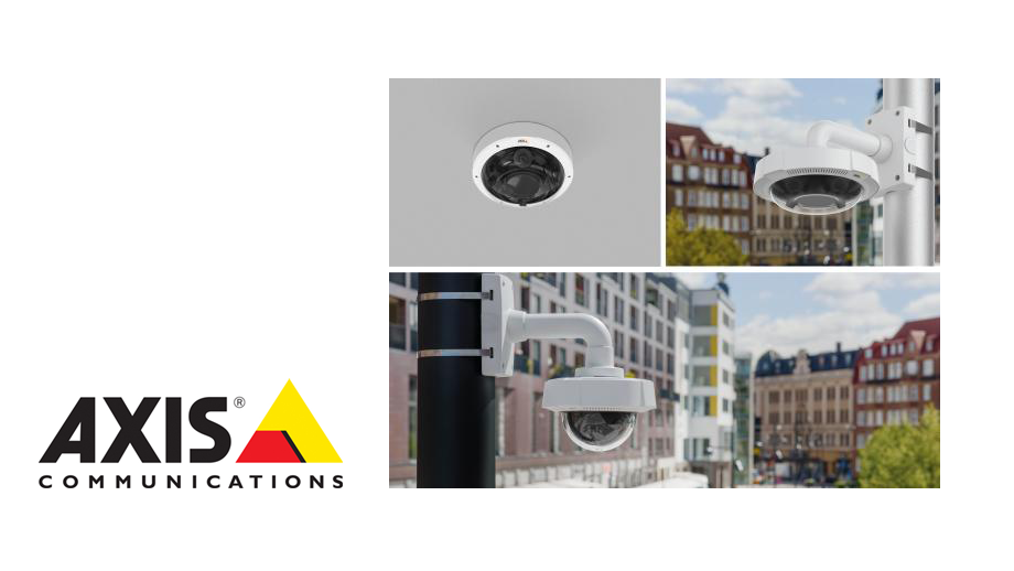 New Axis multisensor panoramic cameras provide large area overviews in great detail