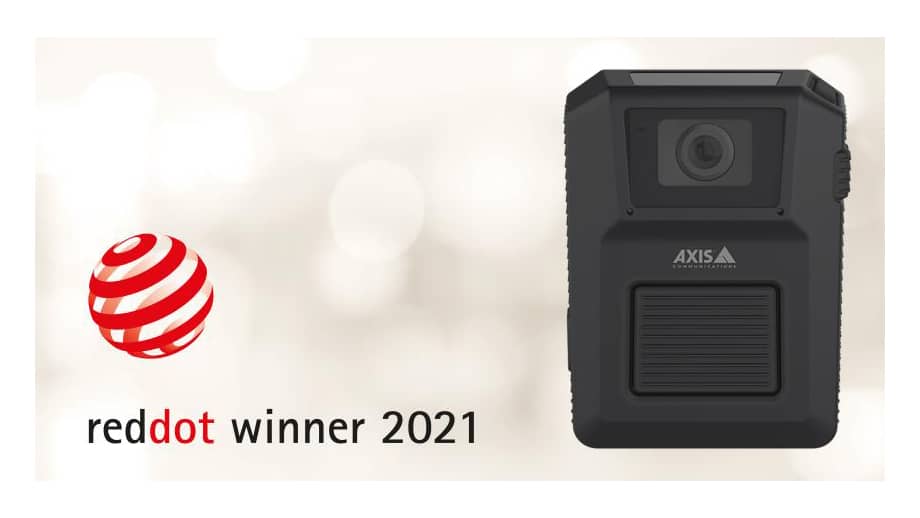 AXIS W100 Body Worn Camera wins Red Dot for high design quality