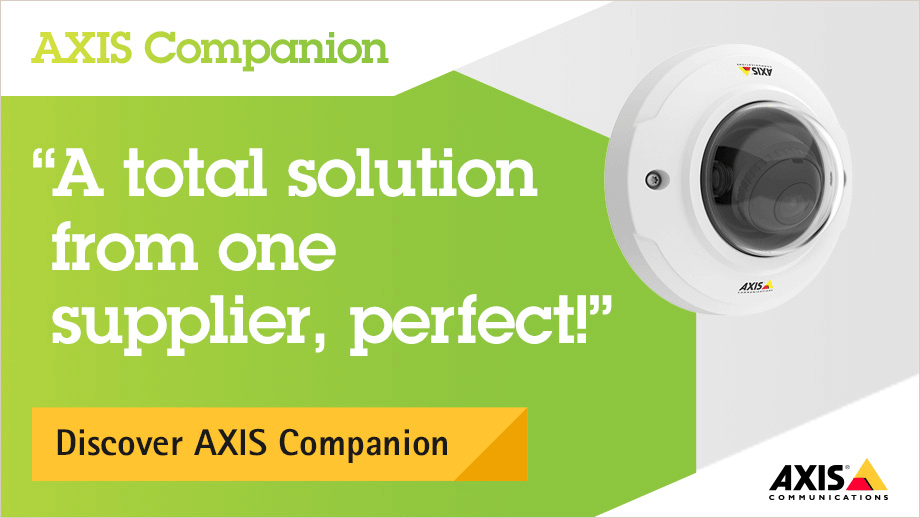 Now introducing the AXIS Companion Line for small businesses