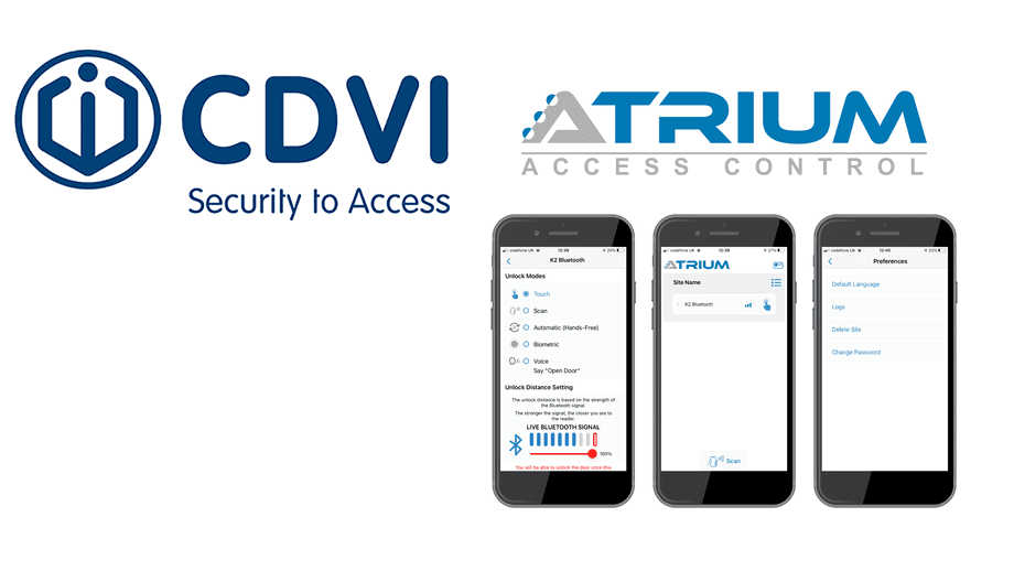 CDVI Launches Mobile Credentials for ATRIUM