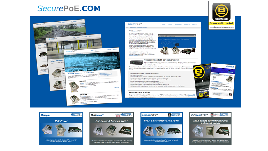 Dantech Electronic Engineering has launched SecurePoE.com