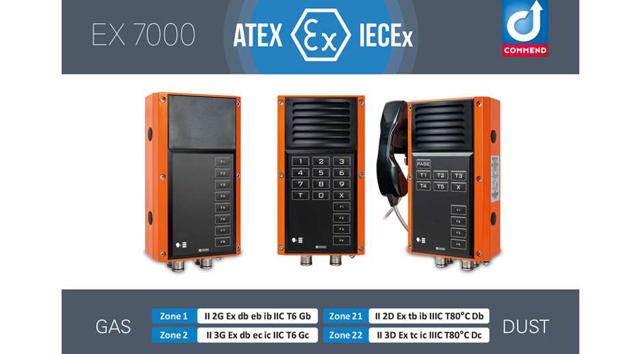 COMMEND EX 7000 A revolutionary new series of Ex-proof Stations