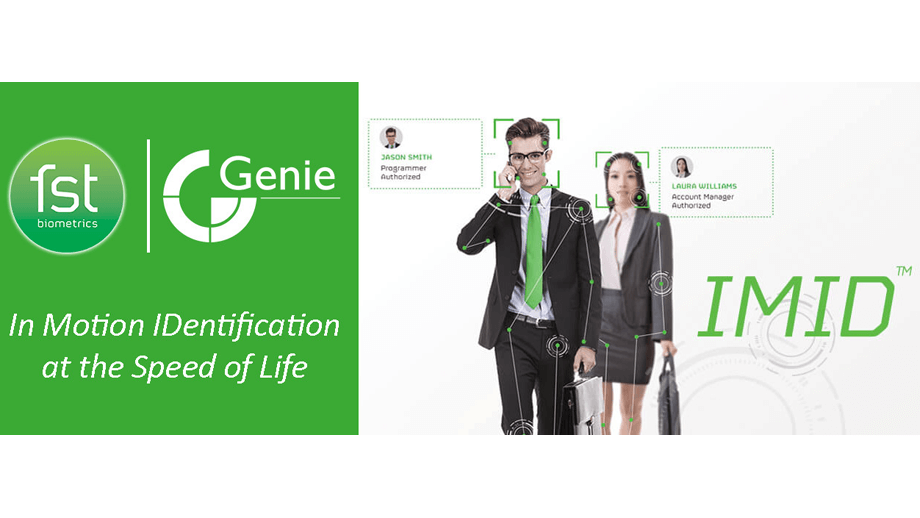 Genie partners with FST Biometrics, a leading supplier of In Motion Identification™ technology