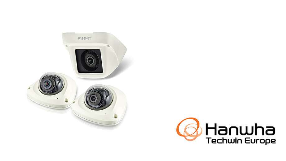 Hanwha Techwin launch space saving compact H.265 Wisenet dome cameras