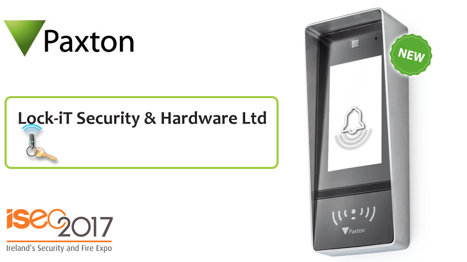 Paxton to announce the launch of their Net2 Entry Touch panel at ISEC 2017