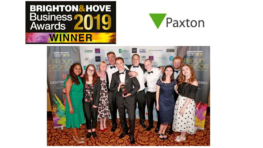 Paxton Celebrates After Best Customer Service Award Risk Manager