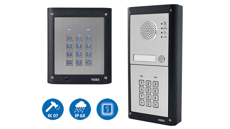 Videx enhances 4000 series keypads with new range