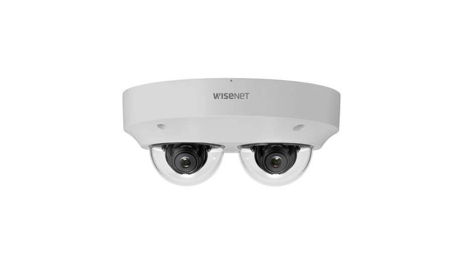 Hanwha Techwin introduce 5MP Wisenet P two channel multi-directional camera